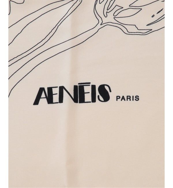 journal standard L'essage「《追加予約》AENEIS/エネス Nostalgia Flowers Silk Scarf 90 スカーフ」|バンダナ・スカーフ|