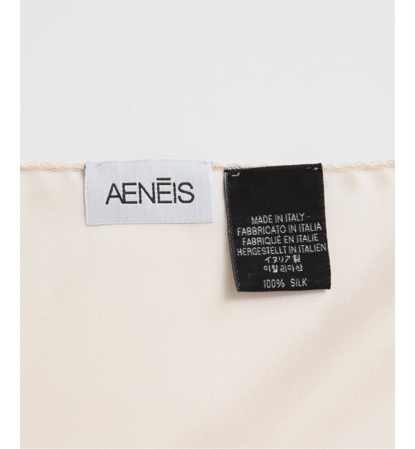 journal standard L'essage「《追加予約》AENEIS/エネス Nostalgia Flowers Silk Scarf 90 スカーフ」|バンダナ・スカーフ|