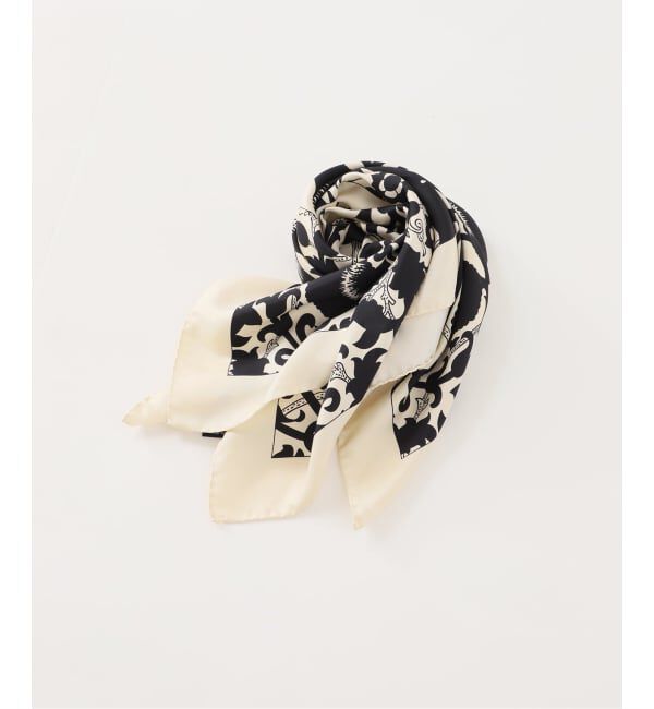 journal standard L'essage「《予約》AENEIS/エネス Mur Floral Silk Scarf 90 スカーフ」|バンダナ・スカーフ|