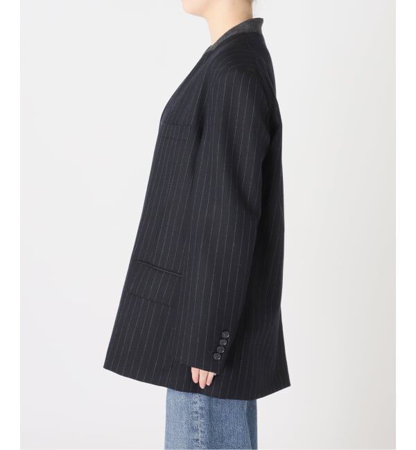 journal standard L'essage「《予約》Wサキソニーノーカラージャケット」|その他|