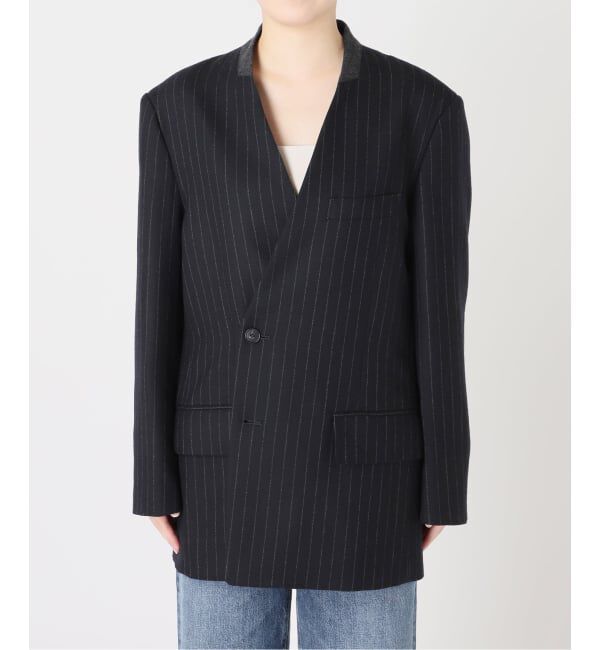 journal standard L'essage「《予約》Wサキソニーノーカラージャケット」|その他|