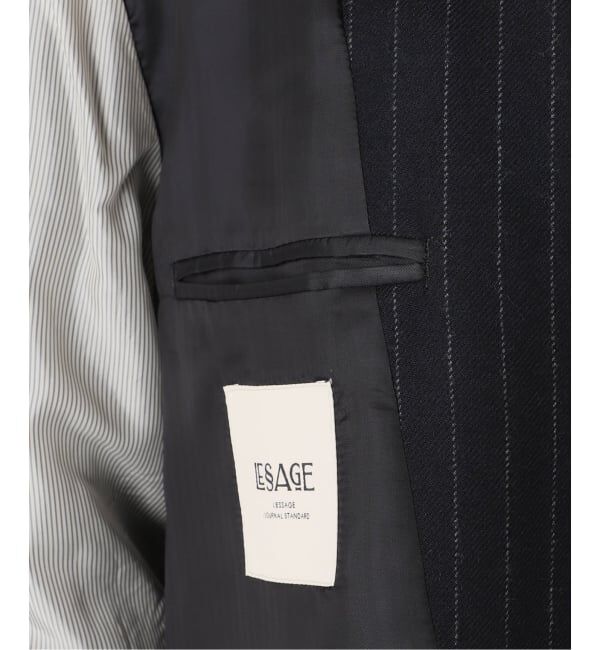 journal standard L'essage「《予約》Wサキソニーノーカラージャケット」|その他|
