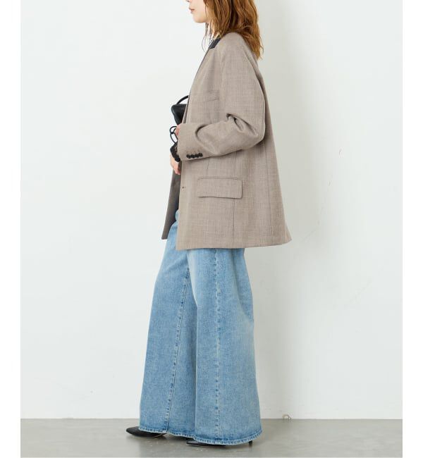 journal standard L'essage「《予約》Wサキソニーノーカラージャケット」|その他|
