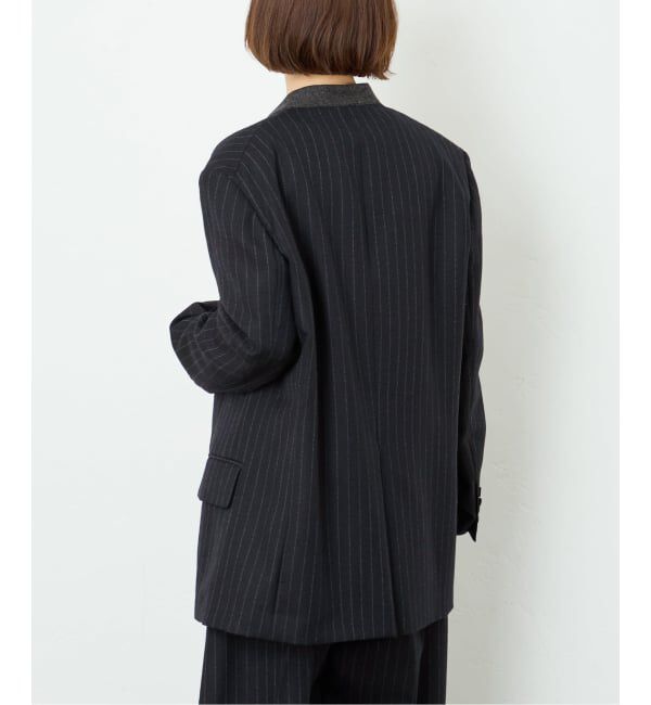 journal standard L'essage「《予約》Wサキソニーノーカラージャケット」|その他|