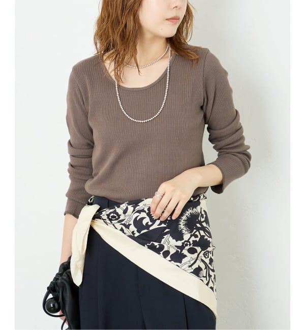 journal standard L'essage「《予約》カミーノテレコプルオーバー」|Tシャツ・カットソー|ベージュ