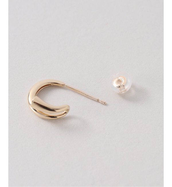 Lilas by Spick&Span「べゼルダイヤピアス K10（両耳）」|ピアス|