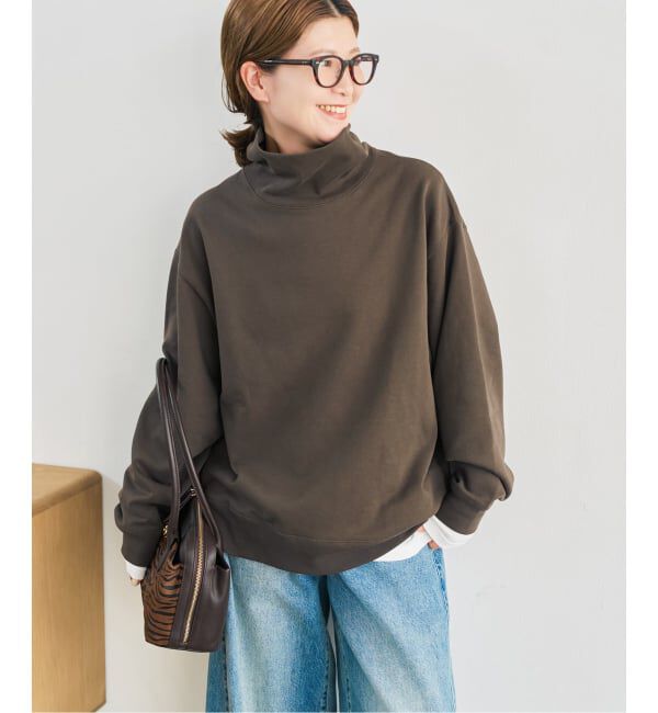 Spick and Span「《WEB限定 / 追加予約》裏毛ハイネックプルオーバー」|Tシャツ・カットソー|