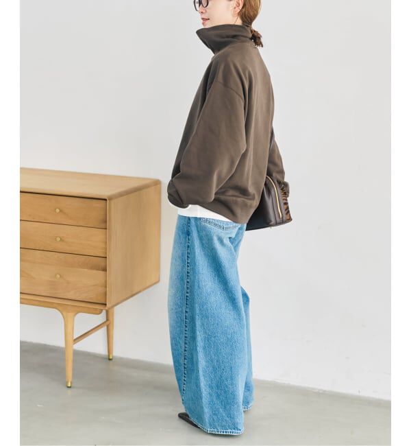 Spick and Span「《WEB限定 / 追加予約》裏毛ハイネックプルオーバー」|Tシャツ・カットソー|