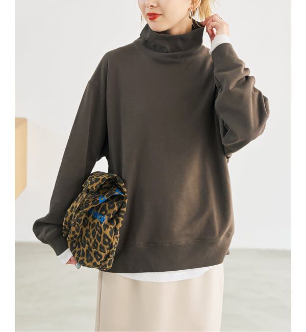 Spick and Span「《WEB限定 / 追加予約》裏毛ハイネックプルオーバー」|Tシャツ・カットソー|
