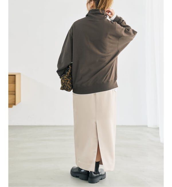 Spick and Span「《WEB限定 / 追加予約》裏毛ハイネックプルオーバー」|Tシャツ・カットソー|
