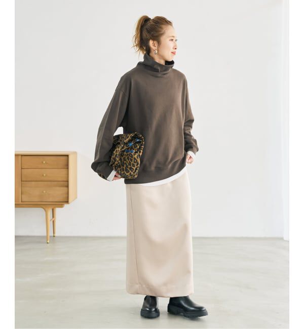 Spick and Span「《WEB限定 / 追加予約》裏毛ハイネックプルオーバー」|Tシャツ・カットソー|