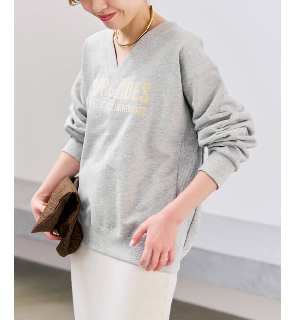 Spick and Span「《別注 / 予約》LA HUTTE Vネックスウェット*」|スウェット・ジャージ|
