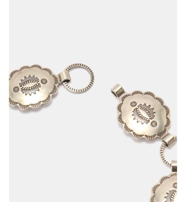 FRAMeWORK「SUNWEST SILVER CONCHO BELT SMALL」|ベルト|