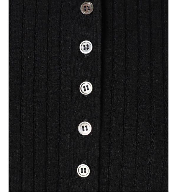 Spick and Span「《新色有り / 追加予約》ヘンリーネックリブニットワンピース」|ワンピース|