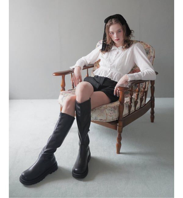  「《予約/WEB+一部店舗限定》Le decore / ル デコレ basic ロングブーツ」|ロングブーツ|