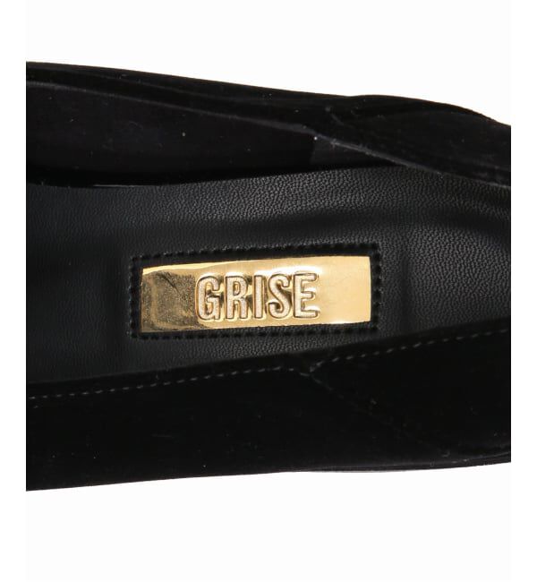 GRISE「《追加予約/WEB+一部店舗限定》GRISEナロースクエアモチーフローファー」|ローファー|