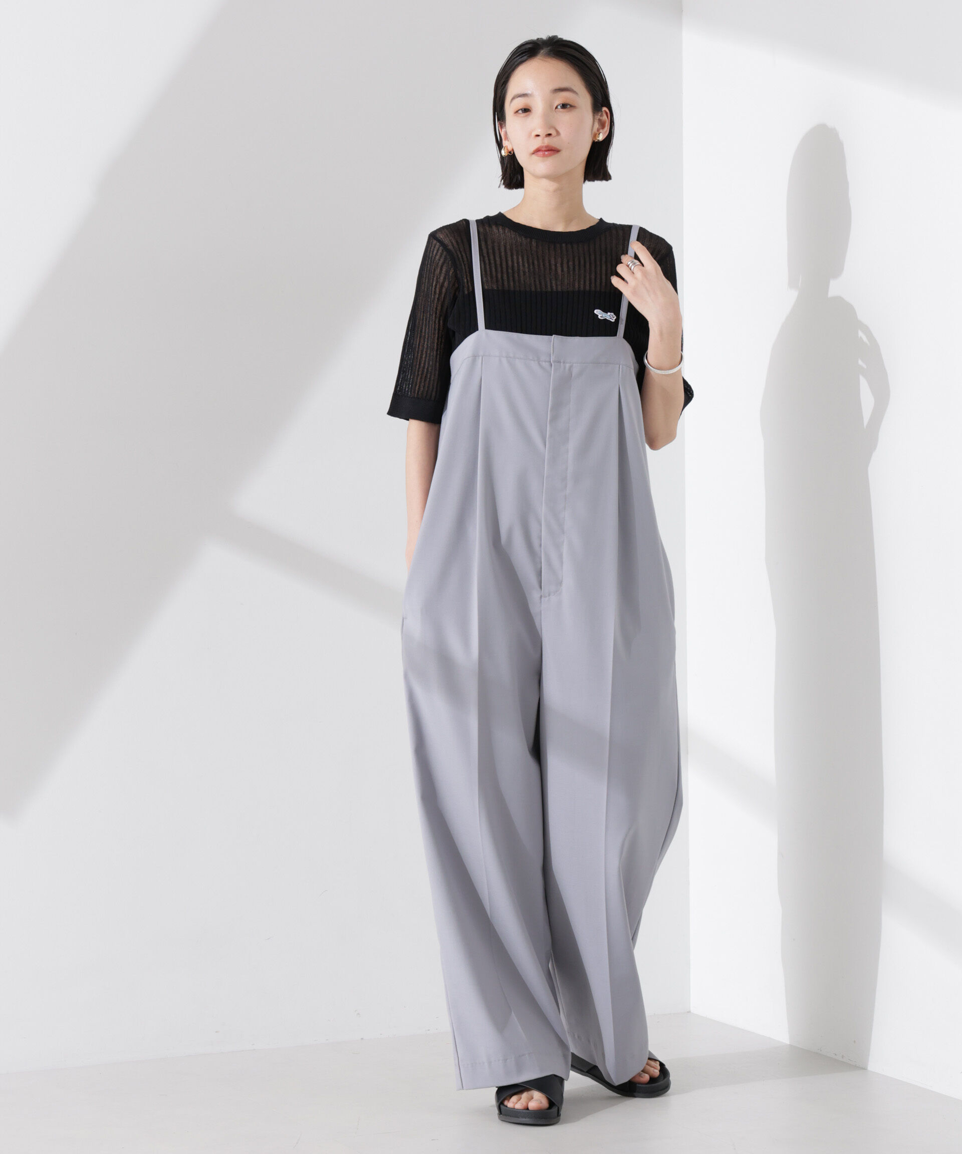 NANO universe「PENNEYS別注TheFOXシアーリブニットトップス」|ニット・セーター|