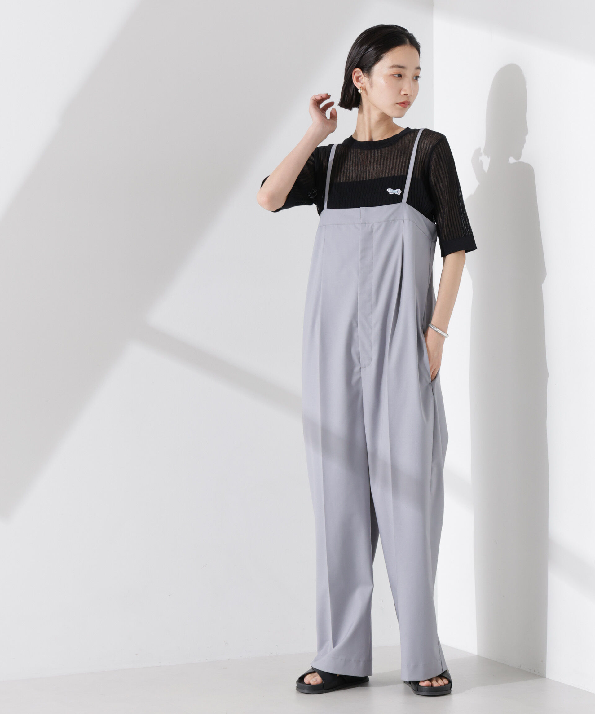 NANO universe「PENNEYS別注TheFOXシアーリブニットトップス」|ニット・セーター|