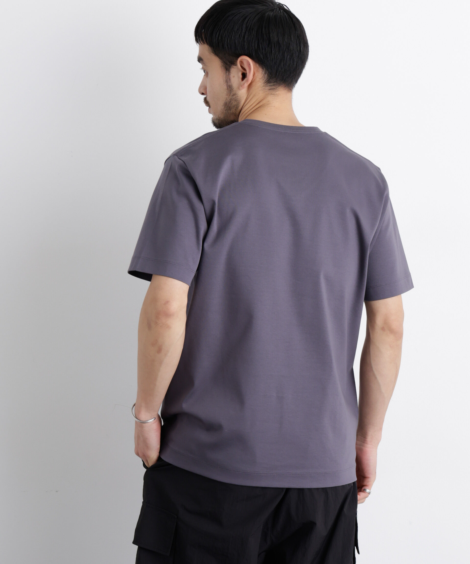 nano･universe「アンチスメル Vネック Tシャツ 半袖」|Tシャツ・カットソー|