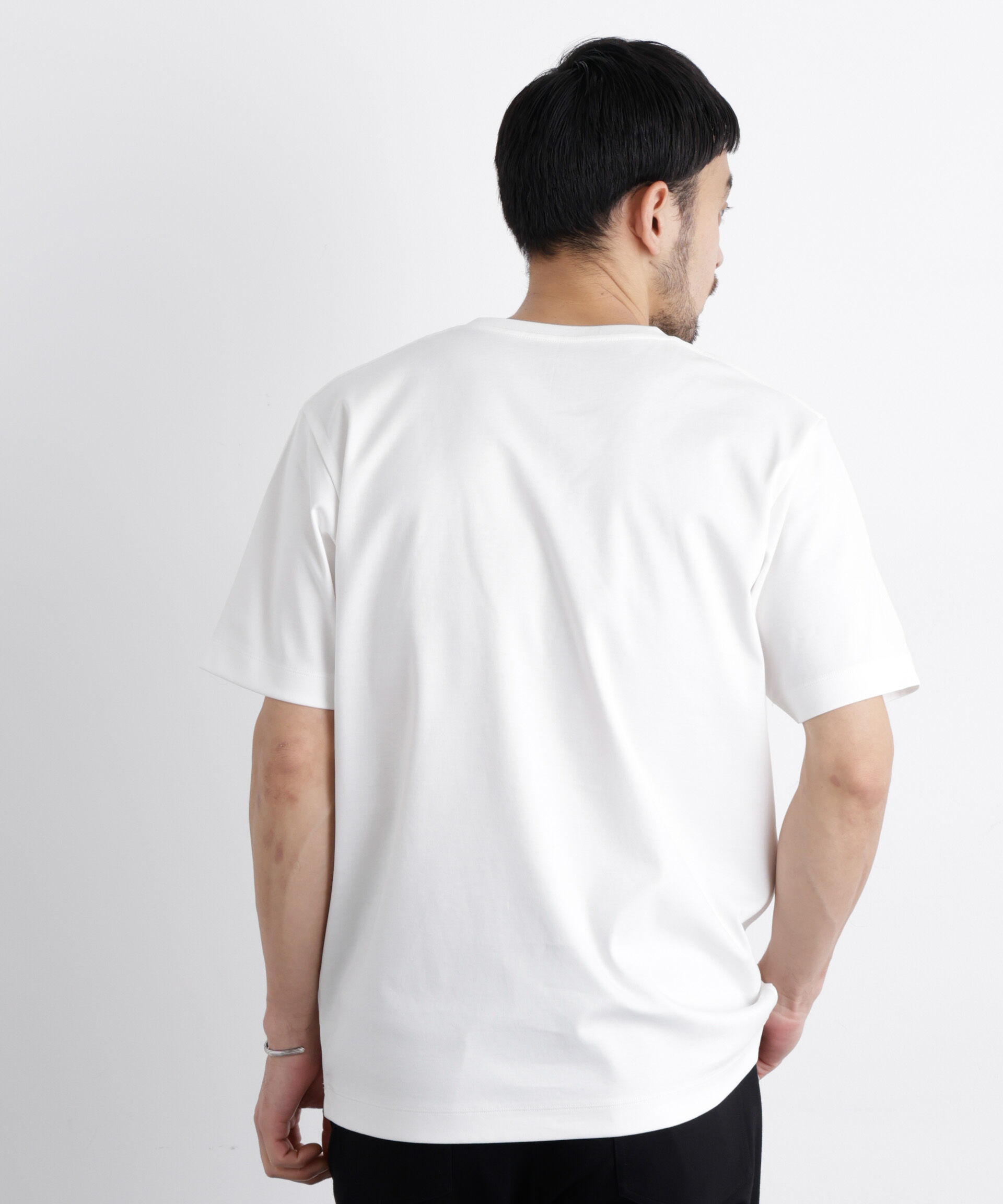 nano･universe「アンチスメル Vネック Tシャツ 半袖」|Tシャツ・カットソー|