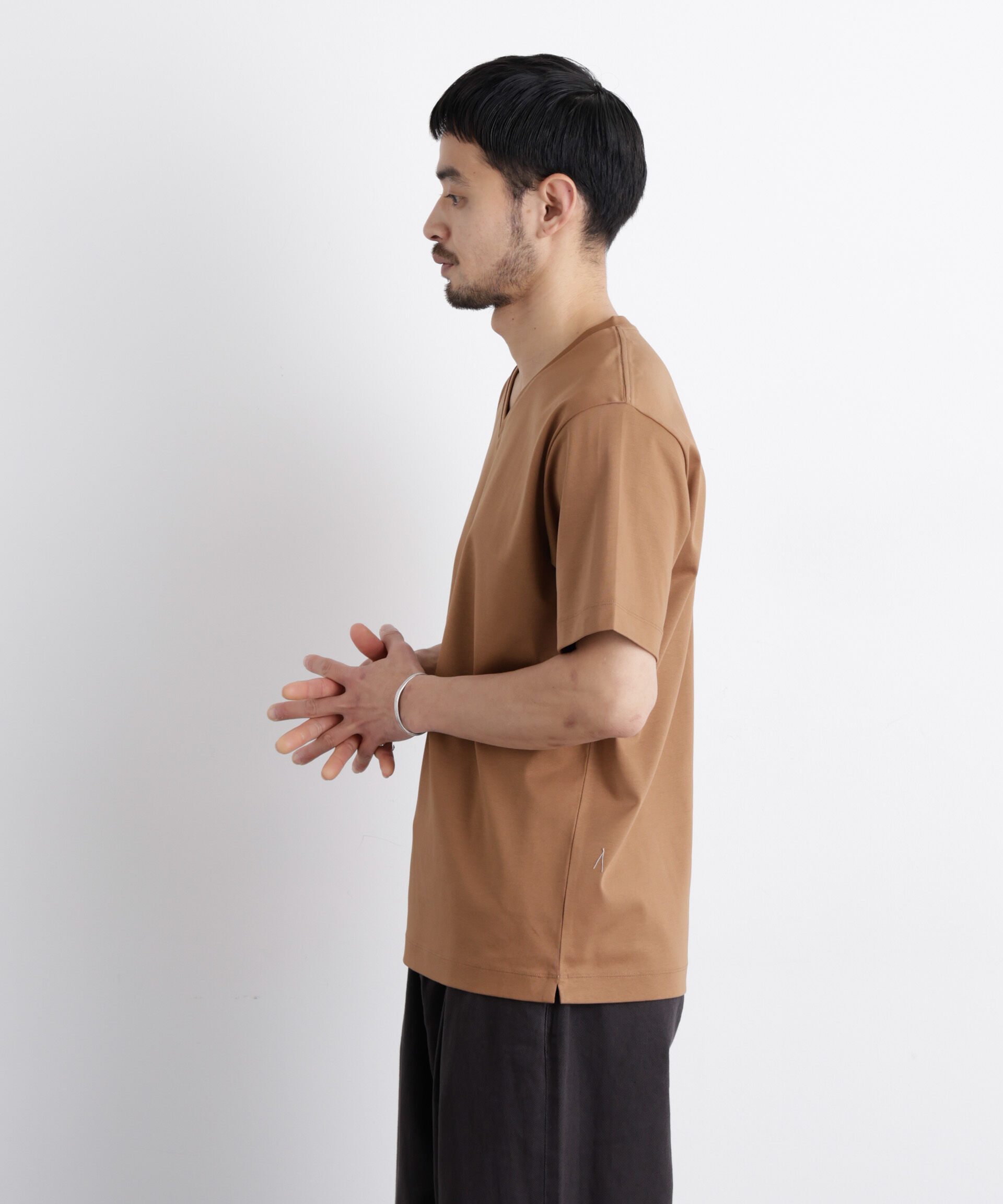 nano･universe「アンチスメル Vネック Tシャツ 半袖」|Tシャツ・カットソー|