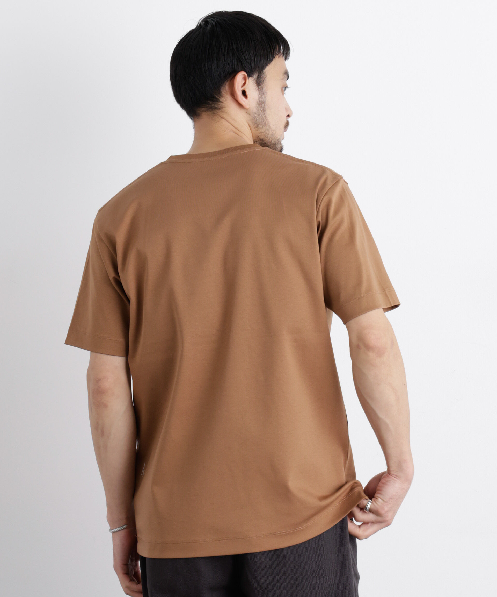 nano･universe「アンチスメル Vネック Tシャツ 半袖」|Tシャツ・カットソー|