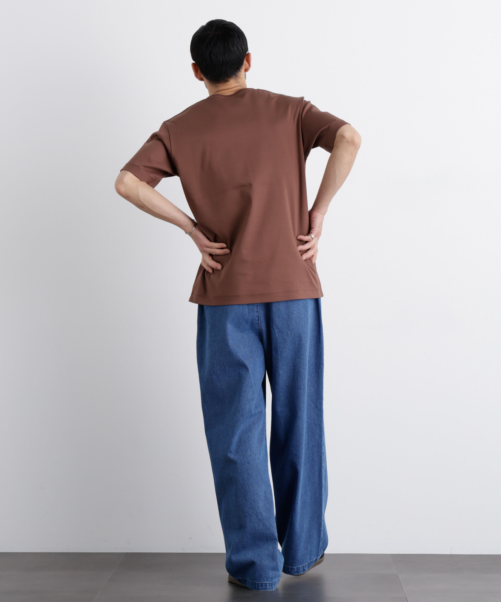 nano･universe「アンチスメル Vネック Tシャツ 半袖」|Tシャツ・カットソー|