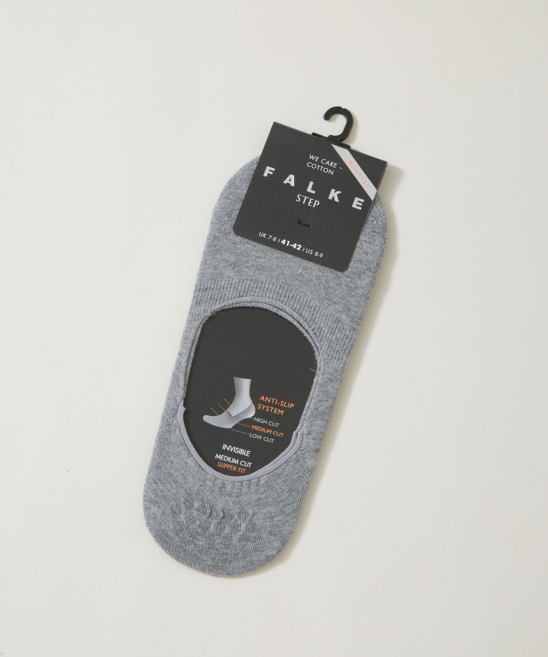 NANO universe「FALKE/Step Invisible(Medium Cut)」|ソックス|グレー