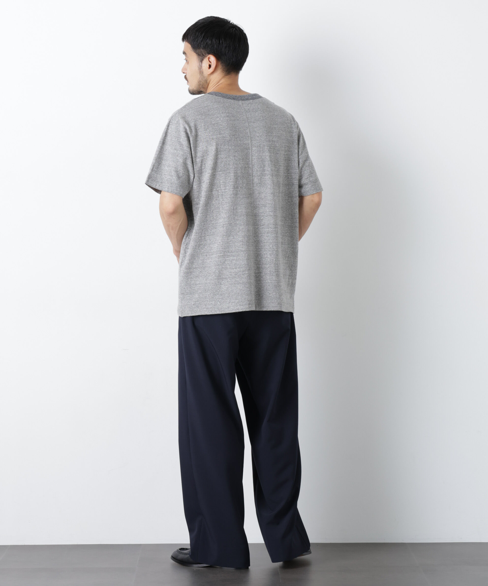 nano･universe「Raffy Cotton Jersey_切替Tシャツ」|Tシャツ・カットソー|