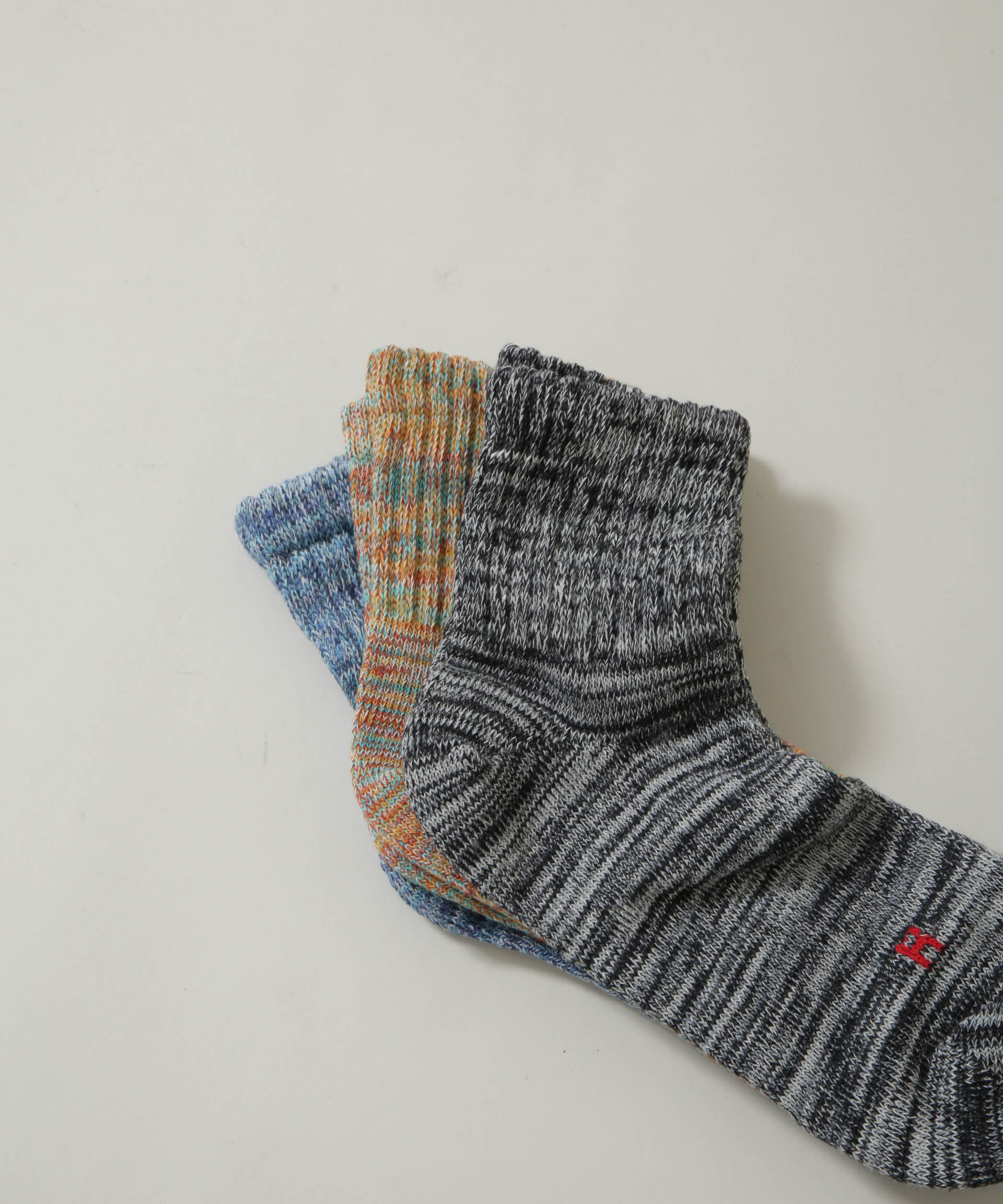 NANO universe「Healthknit/メランジカラーソックス 3足セット」|ソックス|
