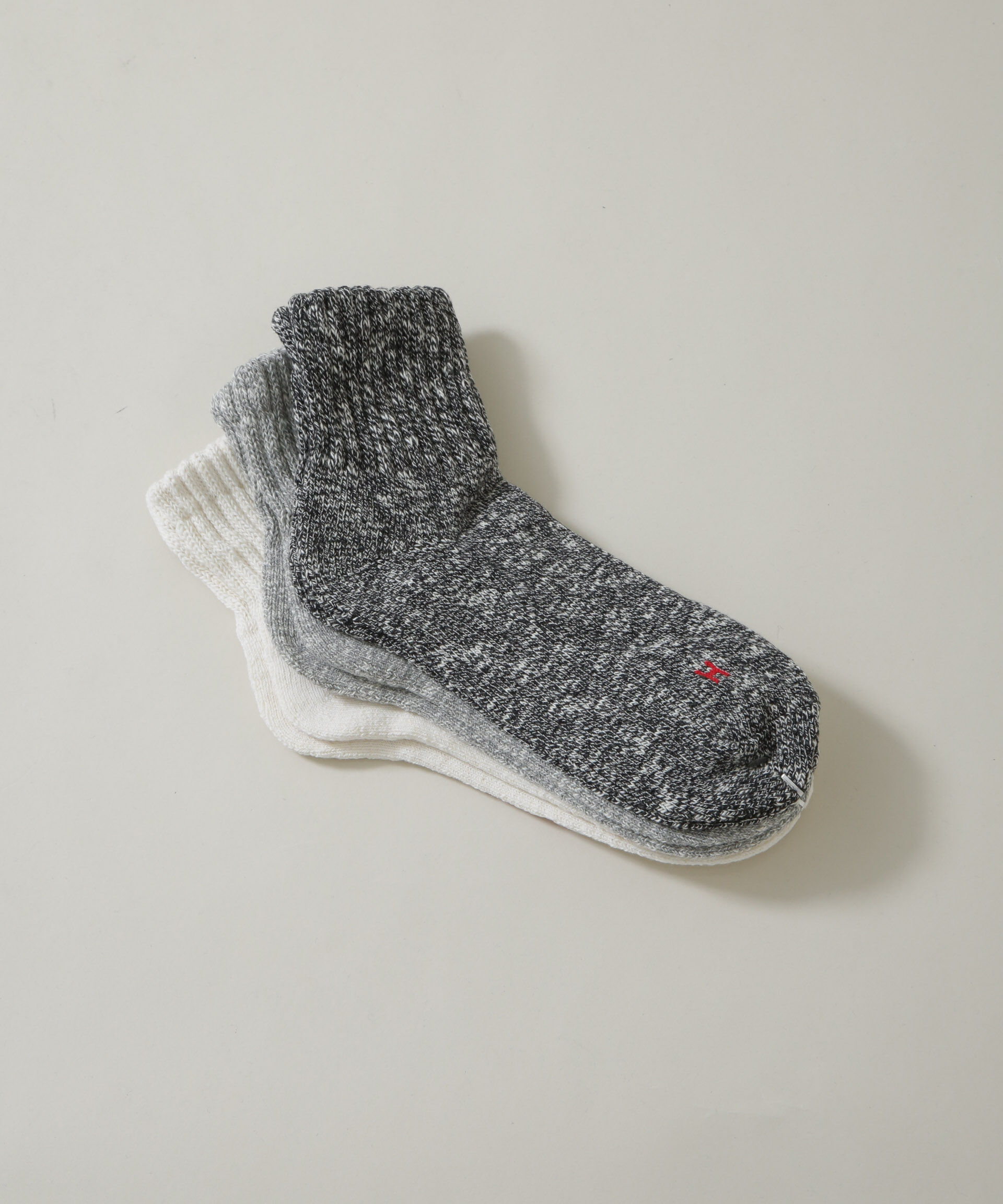 NANO universe「Healthknit/ベーシックスラブMIVソックス 3足セット」|ソックス|