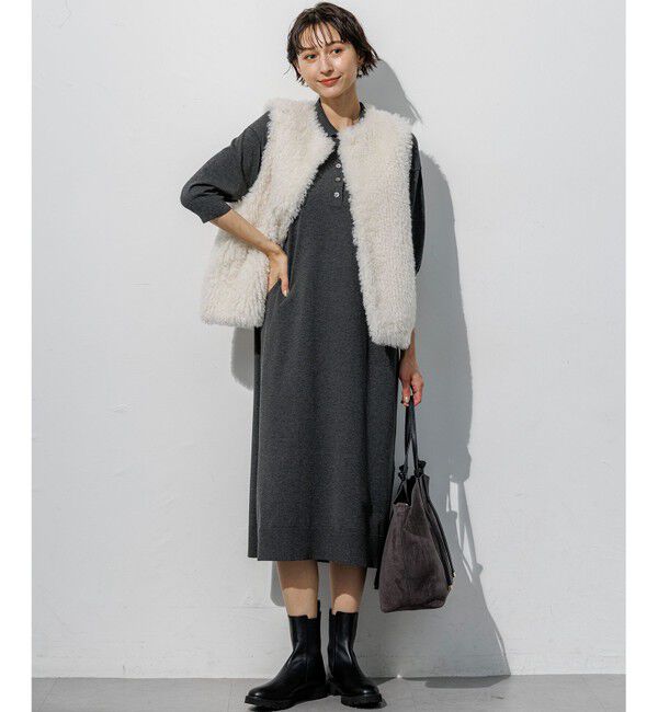 23区「ECPOPELウェイビー エコファー ジレ」|その他|