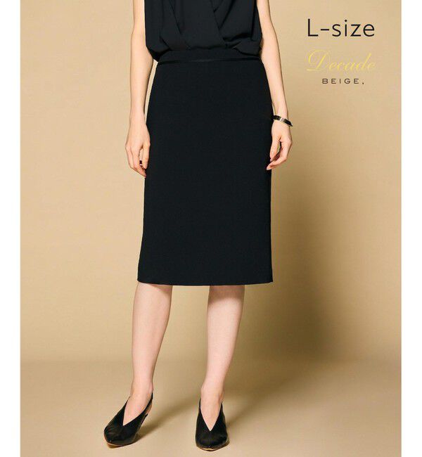 BEIGE,「【Lsize・セットアップ対応】CINDY / タイトスカート」|スカート|Black x Black