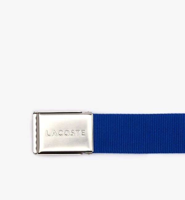 LACOSTE「『Made in France』 L.12.12 布ベルト」|ベルト|