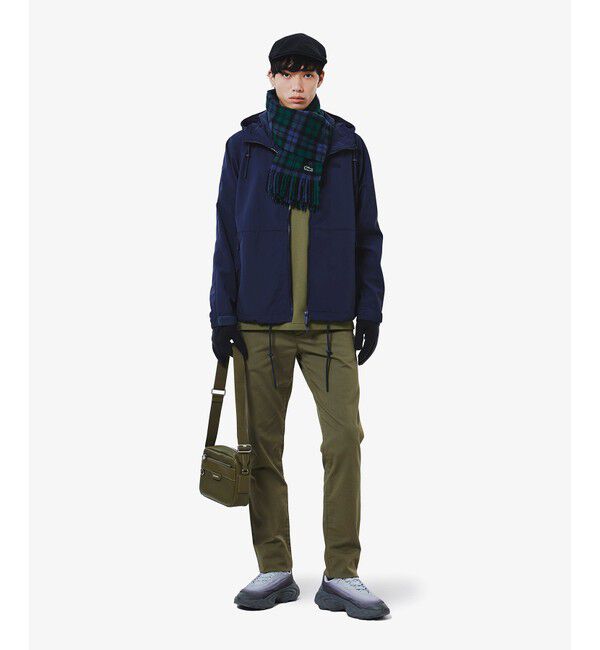 LACOSTE「サスティナブルジャージグローブ」|手袋|