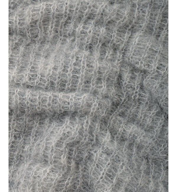 ADAM ET ROPE'「【WEB限定】・【定番】ダブルモヘヤシャーリングカーディガン」|カーディガン|