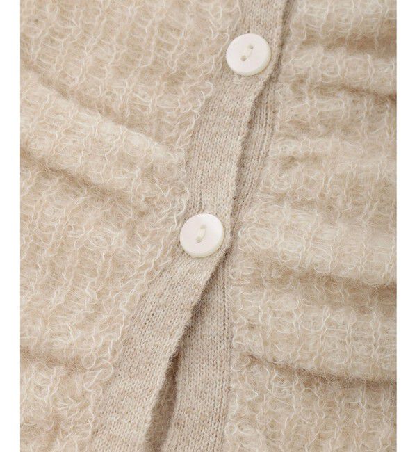 ADAM ET ROPE'「【WEB限定】・【定番】ダブルモヘヤシャーリングカーディガン」|カーディガン|