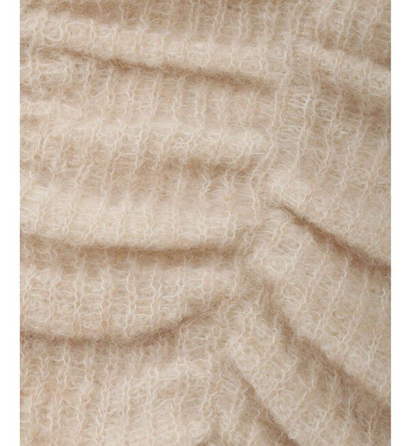 ADAM ET ROPE'「【WEB限定】・【定番】ダブルモヘヤシャーリングカーディガン」|カーディガン|