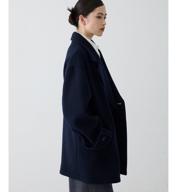 THE PAUSE「【THE PAUSE】二重織ビーバーPコート〈WEB限定カラーあり〉」|ピーコート|