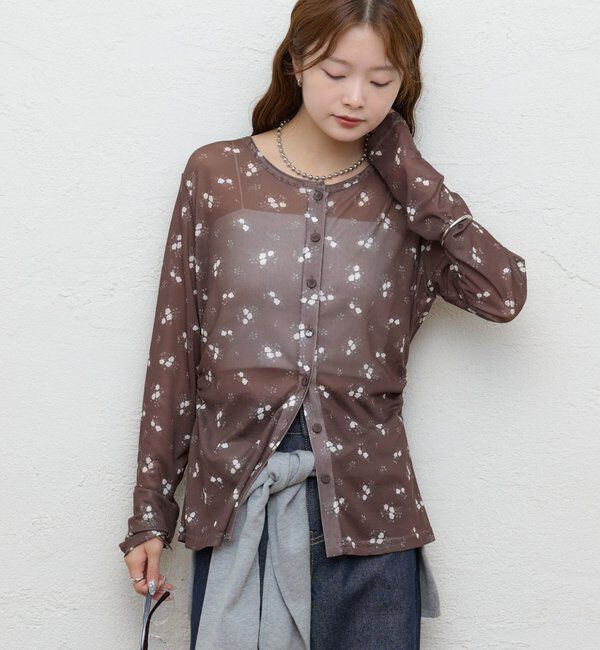  「フラワーチュール2WAYロンT」|Tシャツ・カットソー|