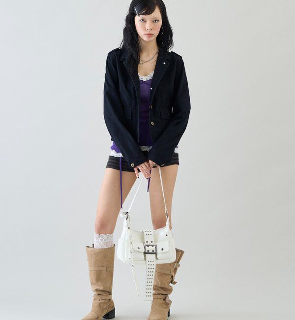  「【26AW LOOK掲載品番】2wayスタンドミリタリージャケット」|ブルゾン・スタジャン|