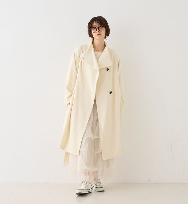 Rouge vif「【一部店舗限定】ショートビーバーニュアンスカラーコート」|その他|