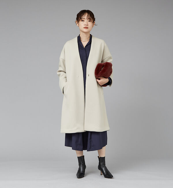 qualite「ダンボールノーカラーコート」|ノーカラーコート|