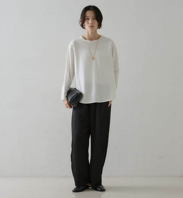 qualite「スムースシャツテールプルオーバー【予約】」|Tシャツ・カットソー|