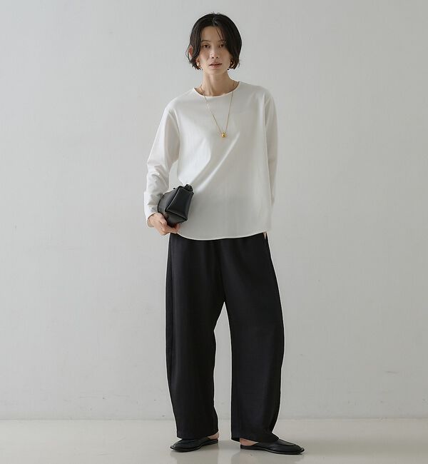 qualite「スムースシャツテールプルオーバー【予約】」|Tシャツ・カットソー|