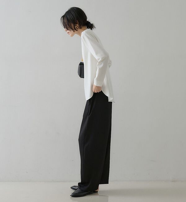 qualite「スムースシャツテールプルオーバー【予約】」|Tシャツ・カットソー|