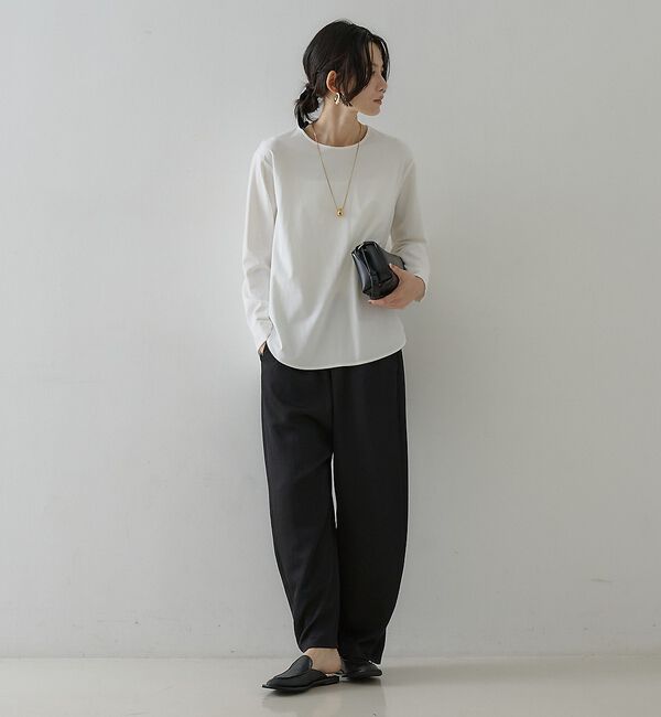 qualite「スムースシャツテールプルオーバー【予約】」|Tシャツ・カットソー|