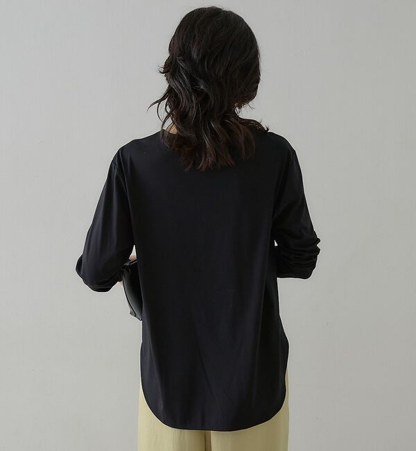 qualite「スムースシャツテールプルオーバー【予約】」|Tシャツ・カットソー|
