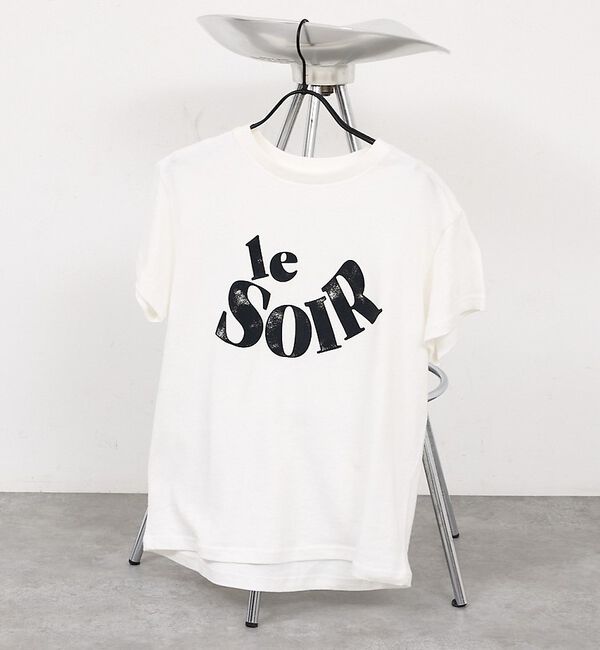 abahouse mavie「甘編み天竺ロゴTシャツ」|Tシャツ・カットソー|
