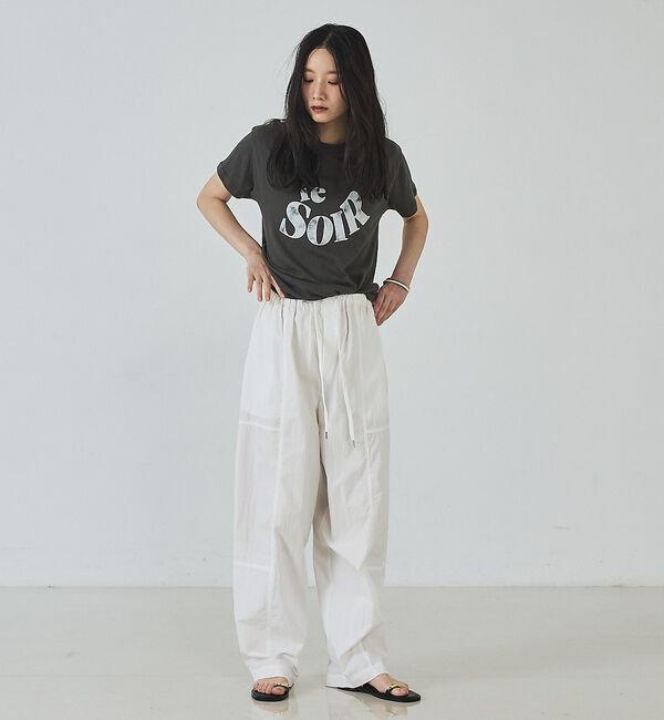 abahouse mavie「甘編み天竺ロゴTシャツ」|Tシャツ・カットソー|